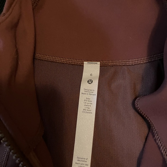 NWT Lululemon Define Jacket *Luon, Sz 6, Roasted Brown - Picture 4 of 5